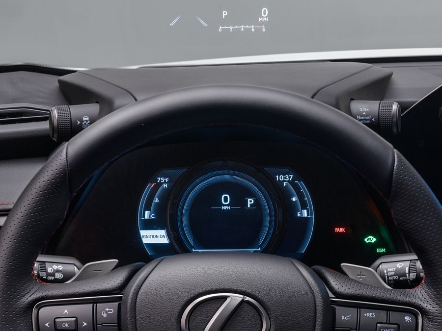 Lexus UX Steering Wheel and Cluster