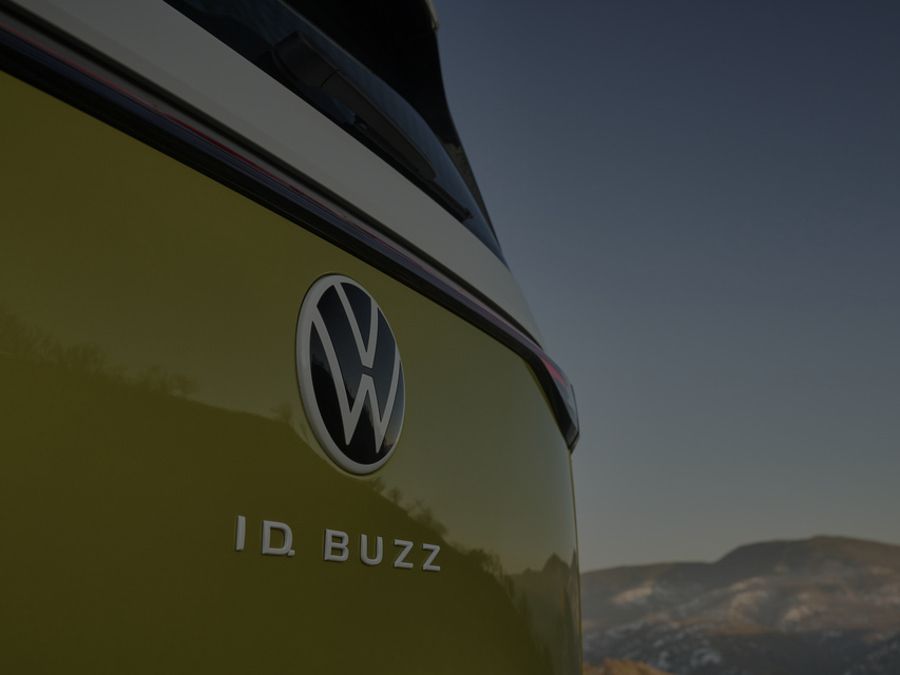 Volkswagen ID. Buzz Model Badge Close Up