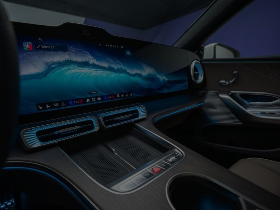 Mercedes-Benz C-Class Electric Saloon Large Touchscreen