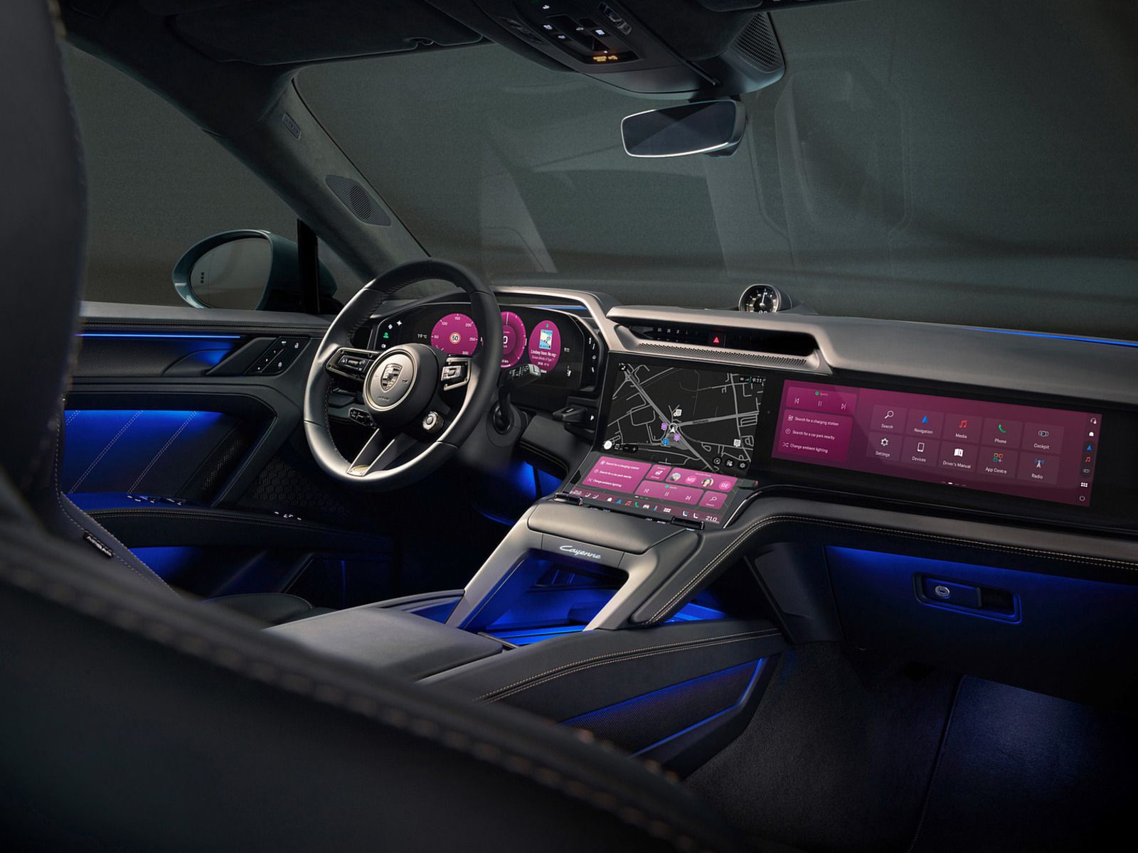 Porsche Cayenne Electric Interior 1600 x 1200