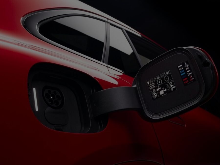 Mercedes-Benz GLC Electric Charging Flap Open