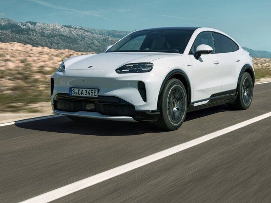 Porsche Cayenne Coupe Electric On Road
