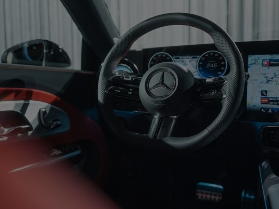 Mercedes-Benz CLA Electric Shooting Brake Steering Wheel