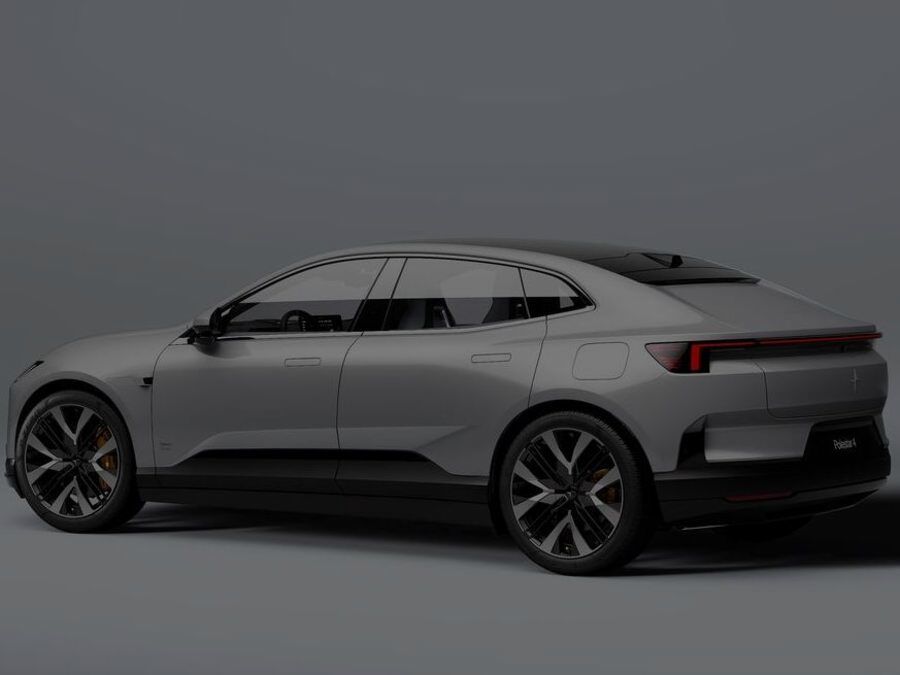 Polestar 4 Coupe Rear Three Quarter