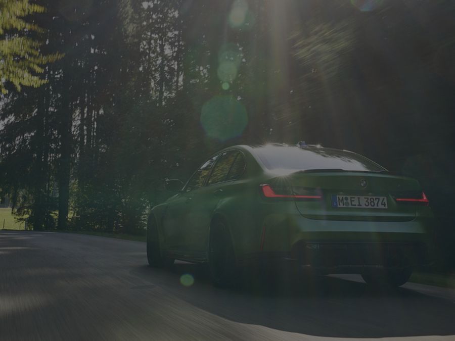 BMW M3 Saloon On Road