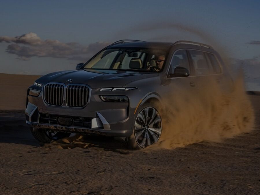 BMW X7 Driving On Sand