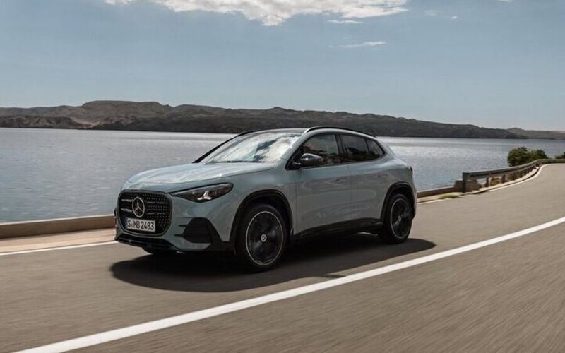 Mercedes-Benz GLA Electric On Road By Water