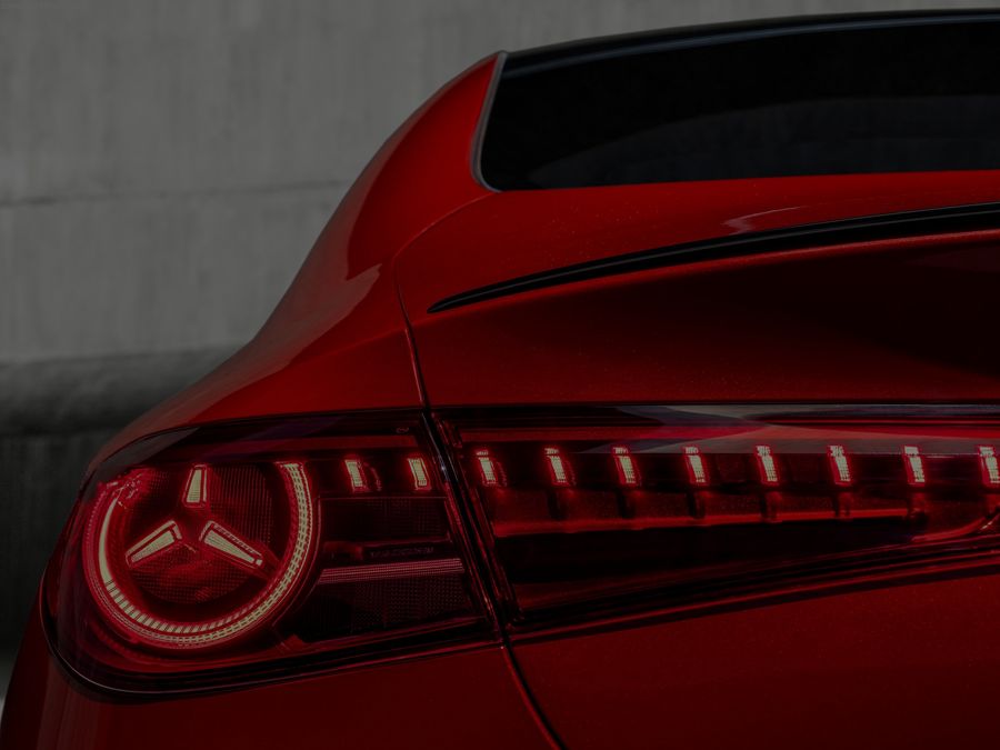 Mercedes CLA Electric Rear Lights