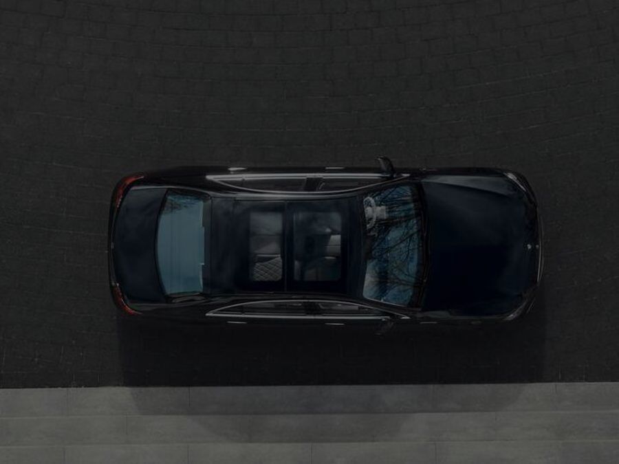 Mercedes-Benz S-Class Birds Eye View
