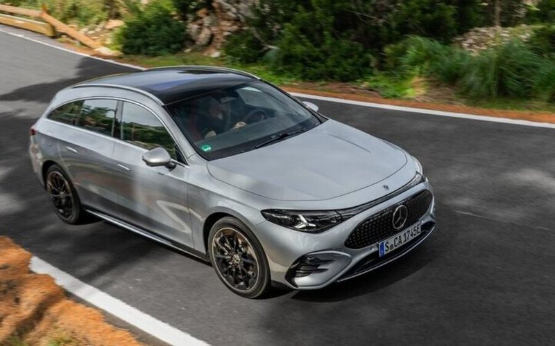 Mercedes-Benz CLA Electric Shooting Brake Being Driven