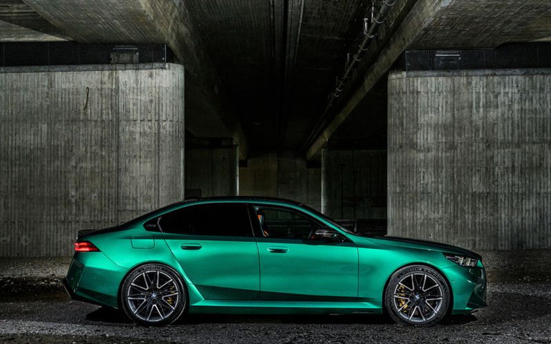 BMW M5 Saloon Isle Of Man Green