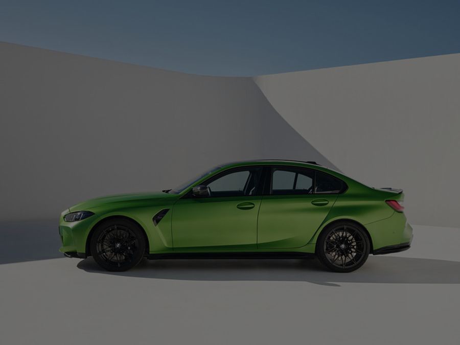 BMW M3 Saloon Side Profile