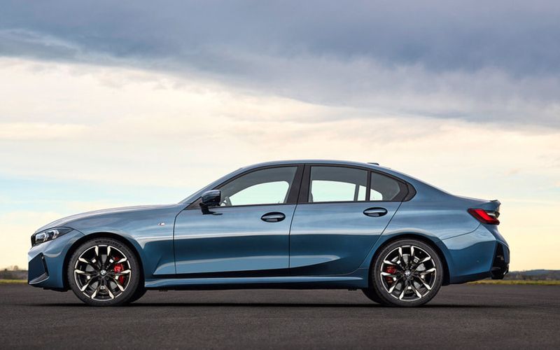 BMW 3 Series Saloon Side On Close Up