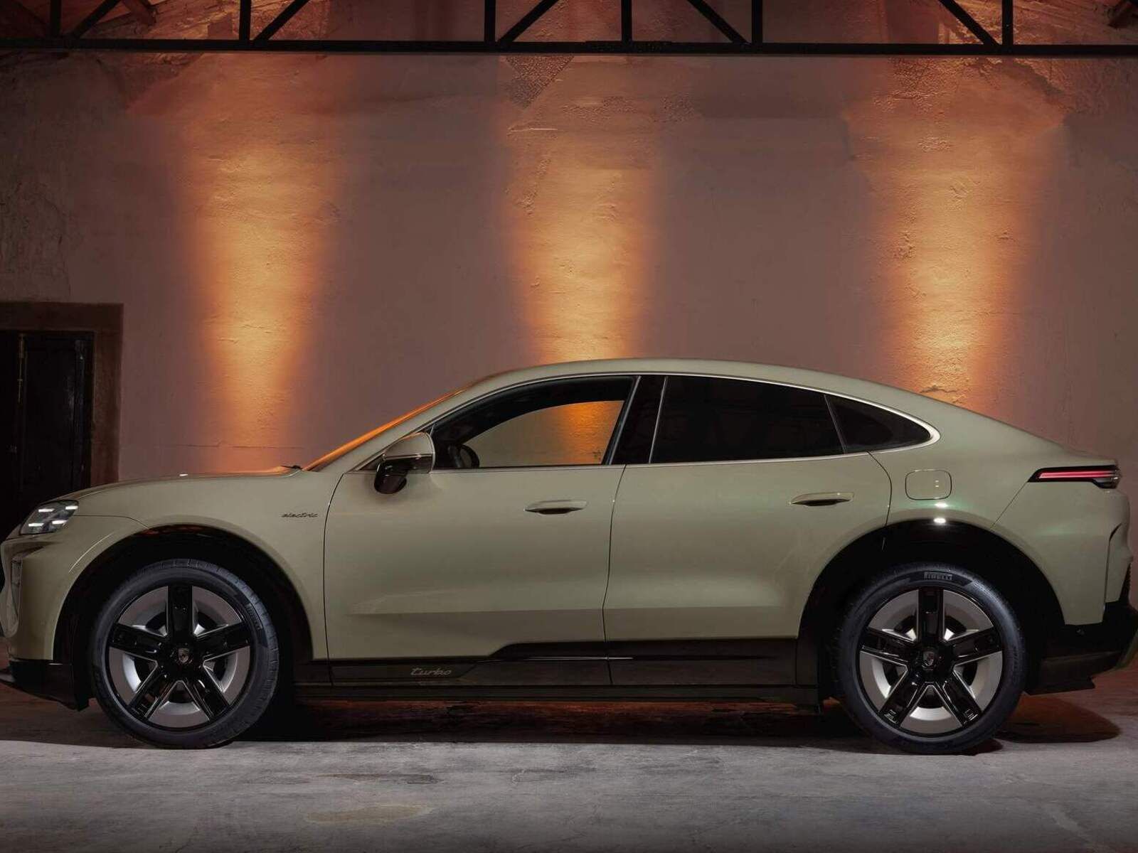 Porsche Cayenne Coupe Turbo Electric In Monteverde Metallic