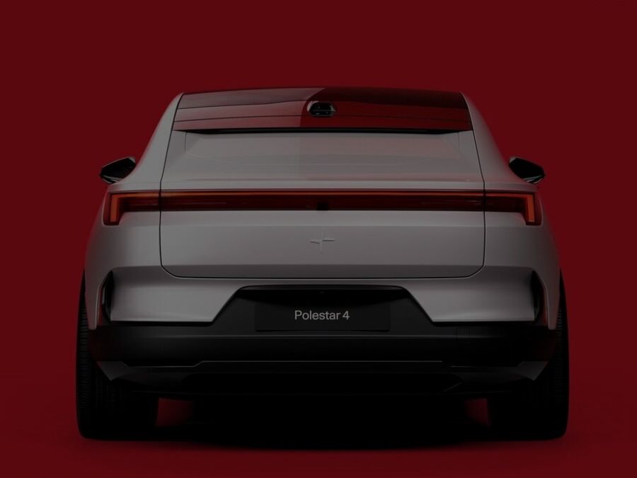 Polestar 4 Coupe Rear View
