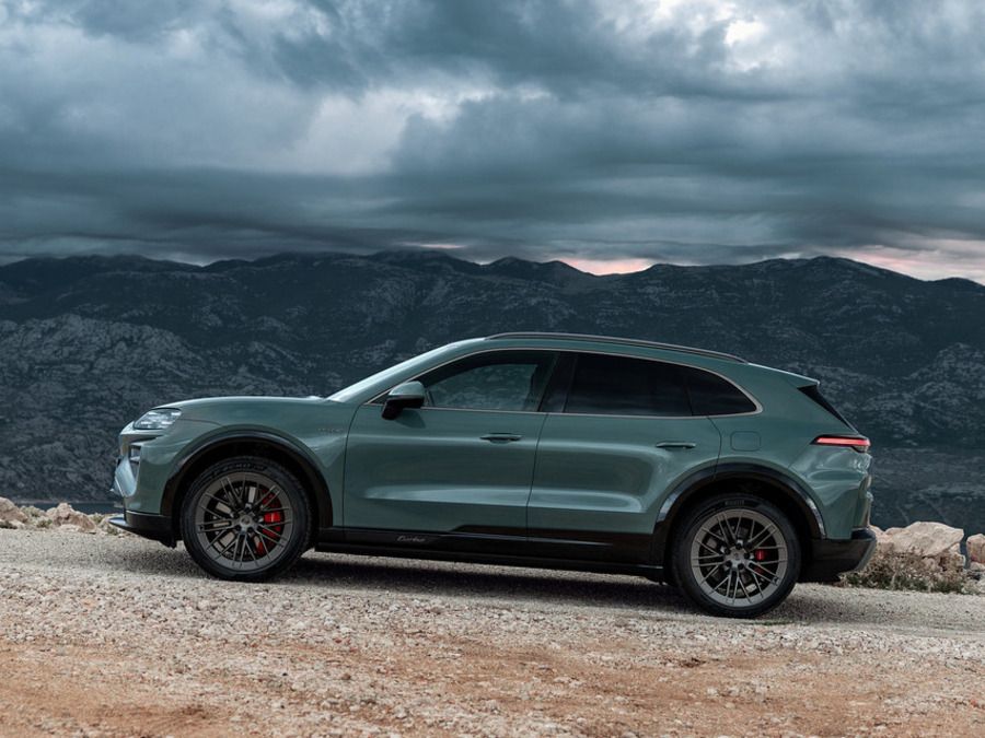 Porsche Cayenne Electric Turbo Parked