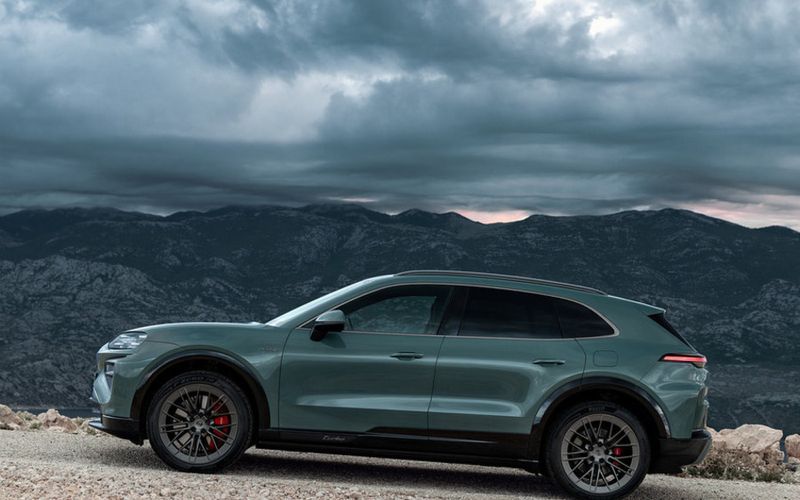 Porsche Cayenne Electric Turbo Parked