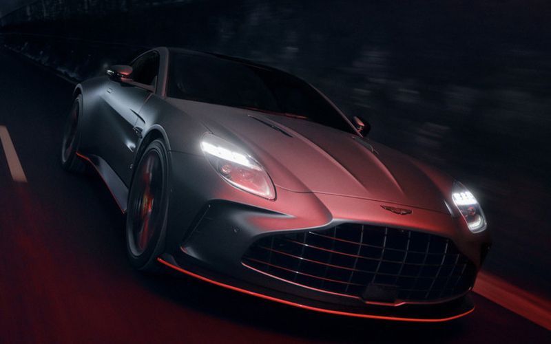 Aston Martin Vantage Driving
