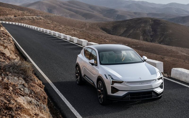 Polestar 3 On A Road