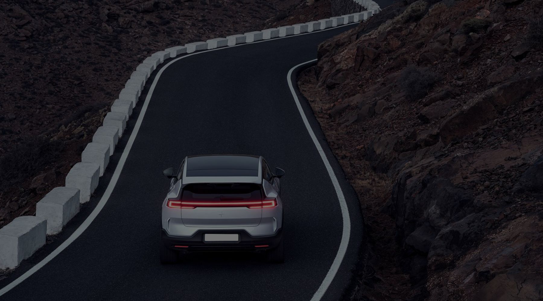 Polestar 3 on a road