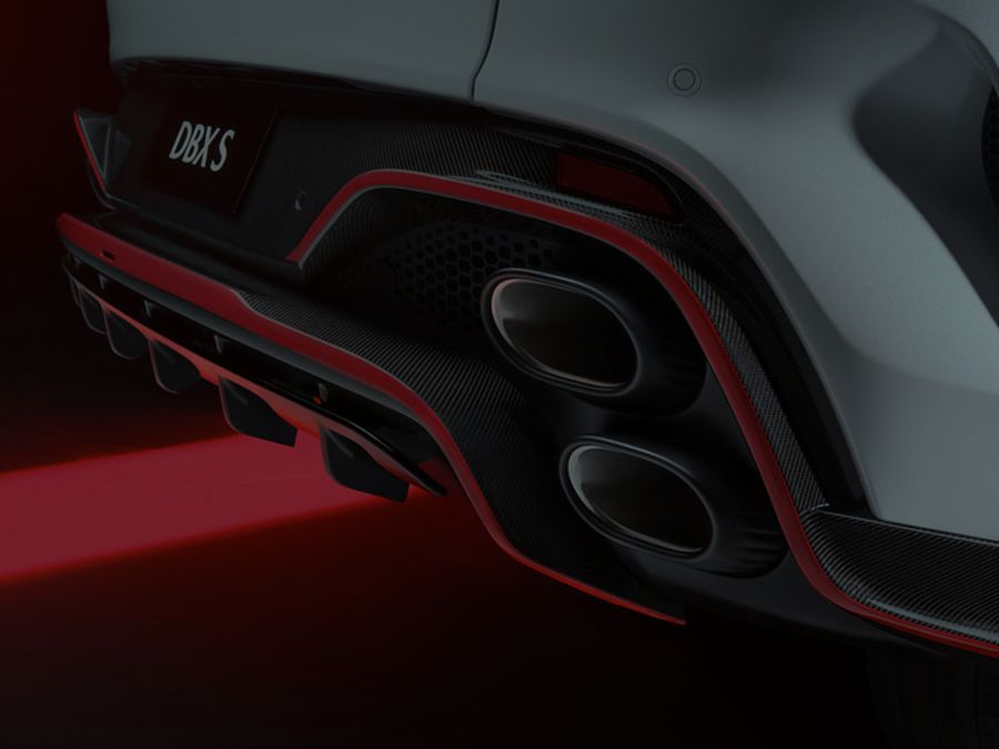 Aston Martin DBX S Tailpipes