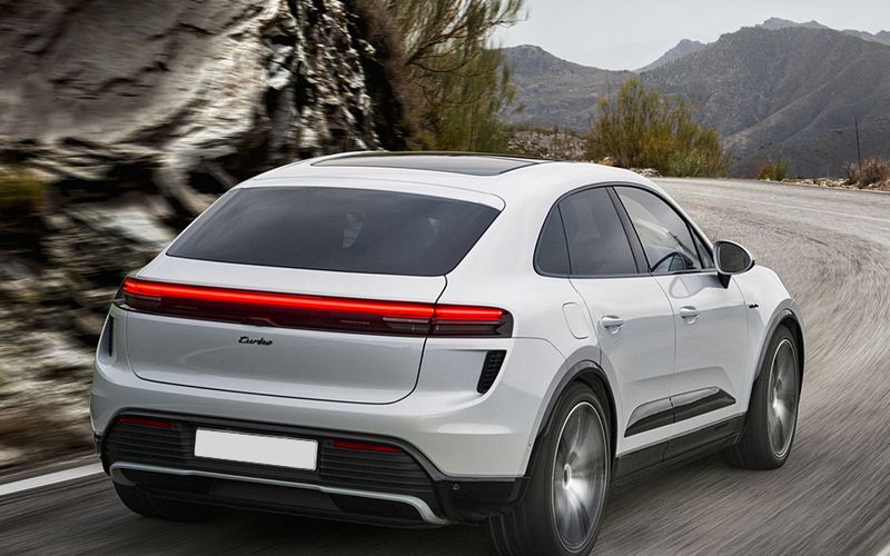 Porsche Macan Electric On Road