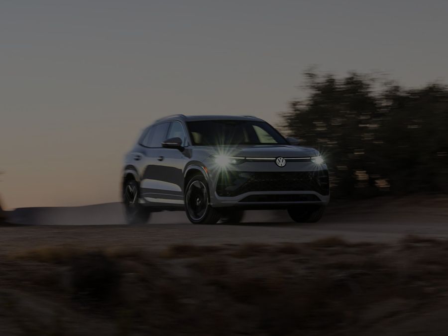Volkswagen Tiguan On A Dusty Road