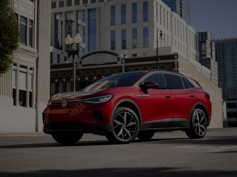 Volkswagen ID.4 Red In The City